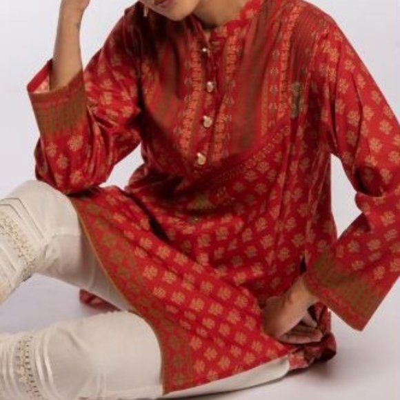 KHAADI Kurti with KHAADI Duppatta (Inidan & Pakistani Eastern wear) - Picture 3 of 5